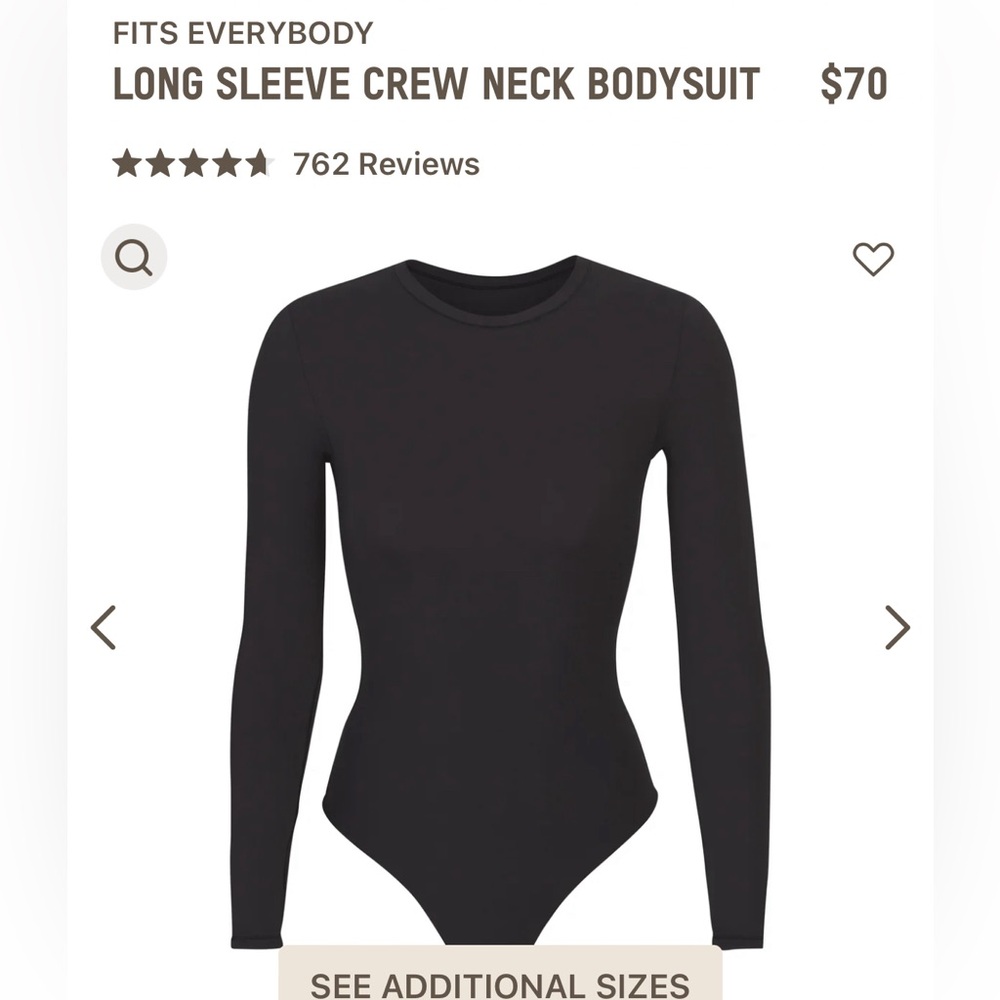 Skims Bodysuit Size XL
